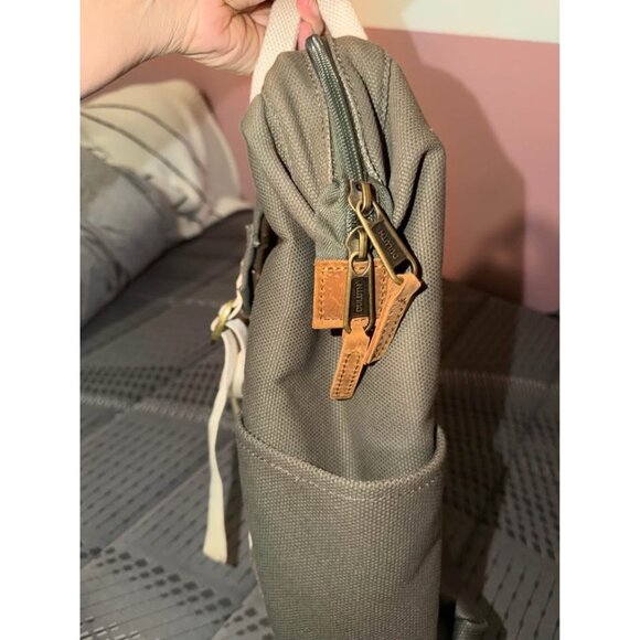 Duluth trading co canvas backpack. Olive green. - Picture 9 of 10